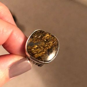SILPADA Bronzite 925 sterling silver ring size 5